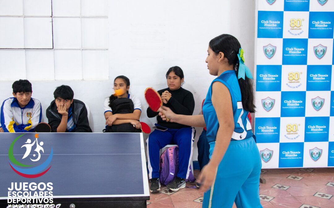 Juegos Escolares Deportivos en el Club Tennis Huacho