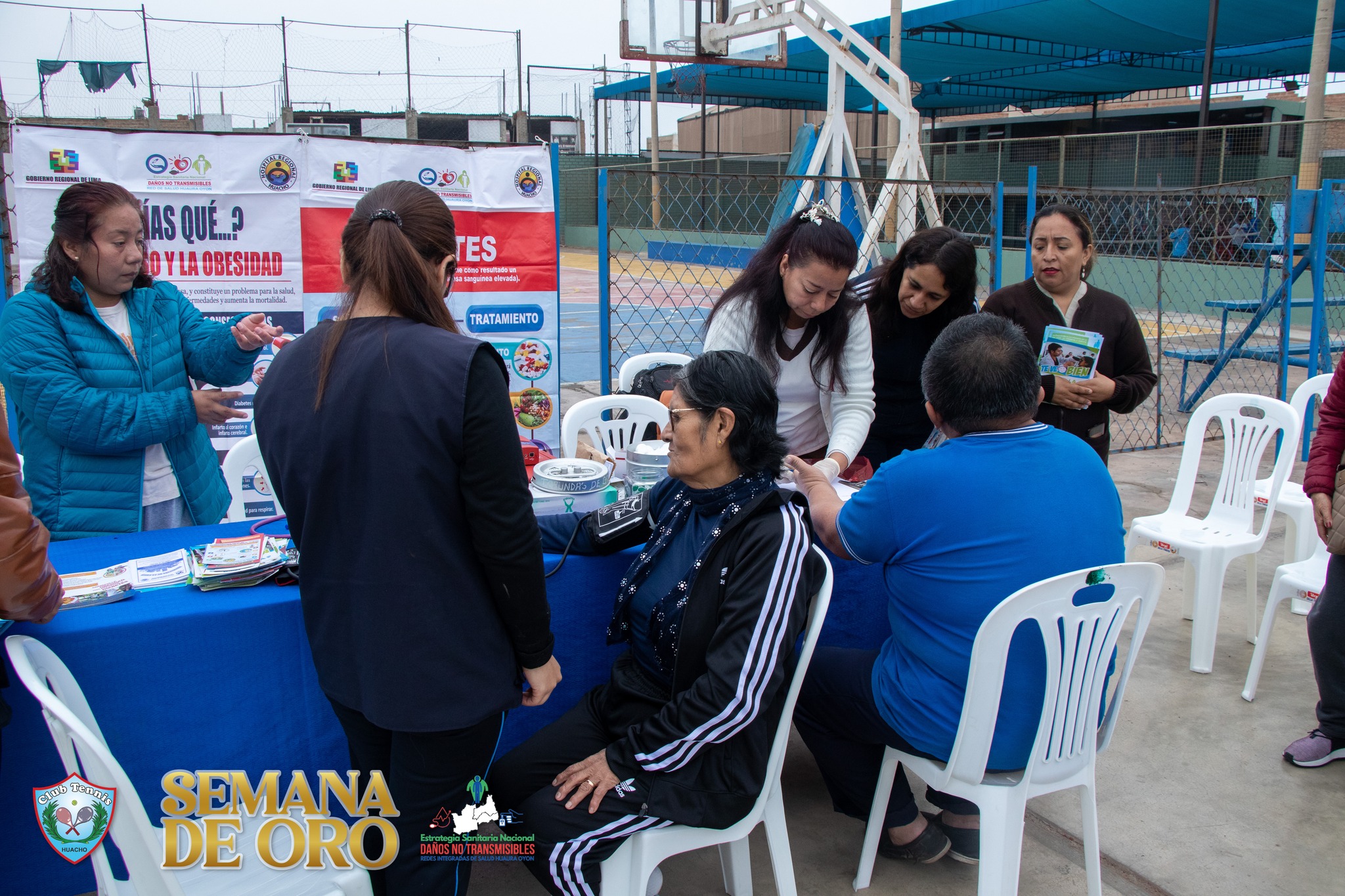Semana de Oro de la Salud en el Club Tennis Huacho