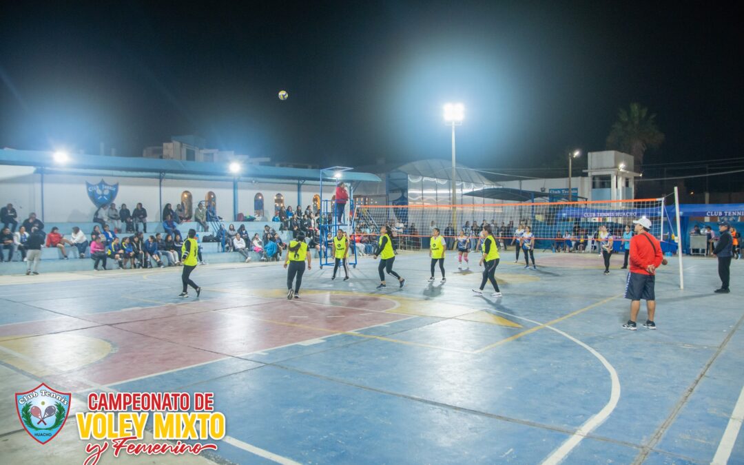 Inició el Campeonato de Vóley Mixto y Femenino