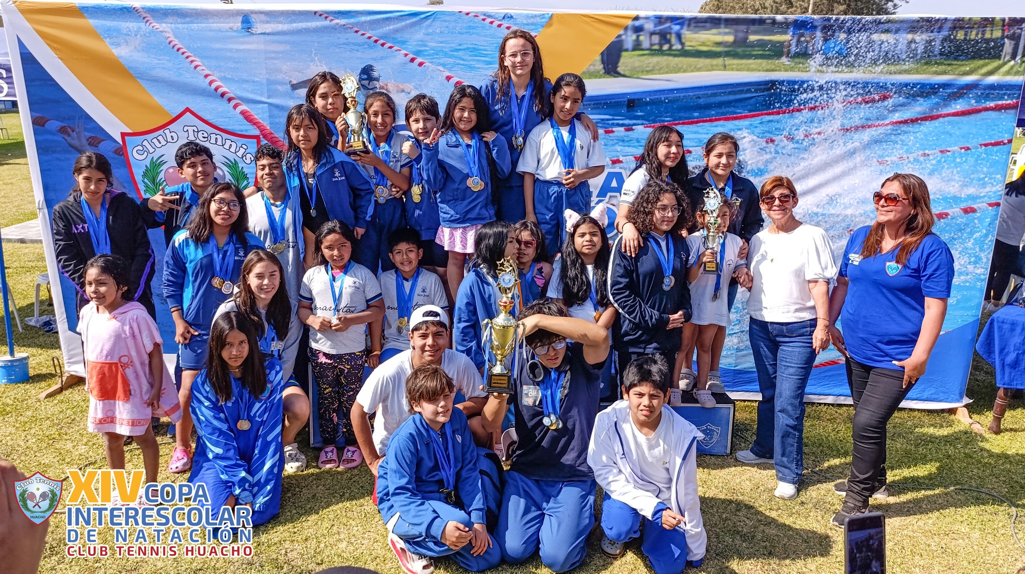 XIV Copa Interescolar de Natación Club Tennis Huacho