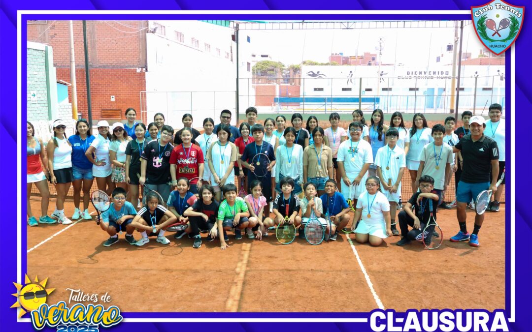 Clausura de la Academia de Verano de Tenis