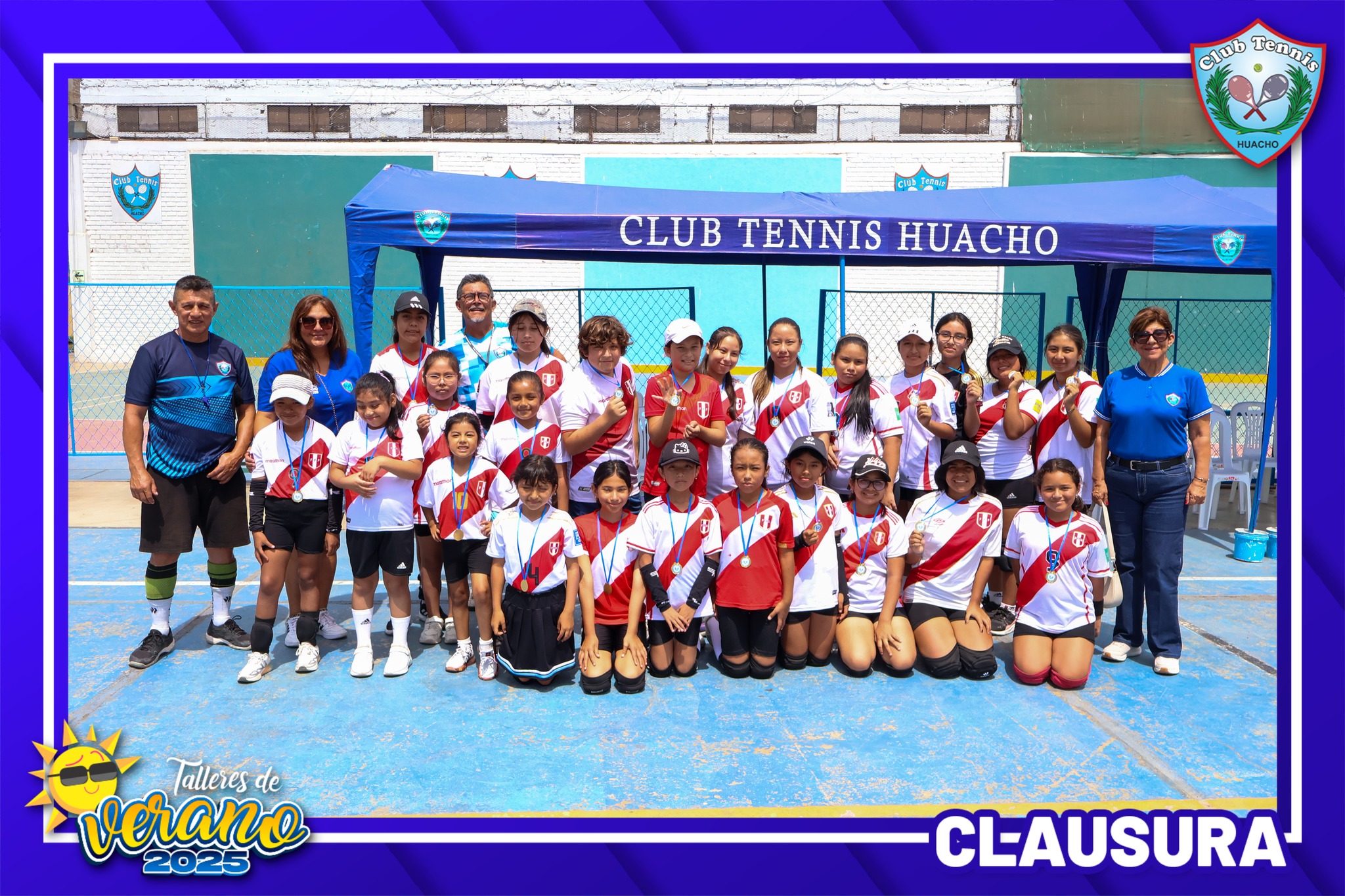 Clausura de la Academia de Verano de Vóley