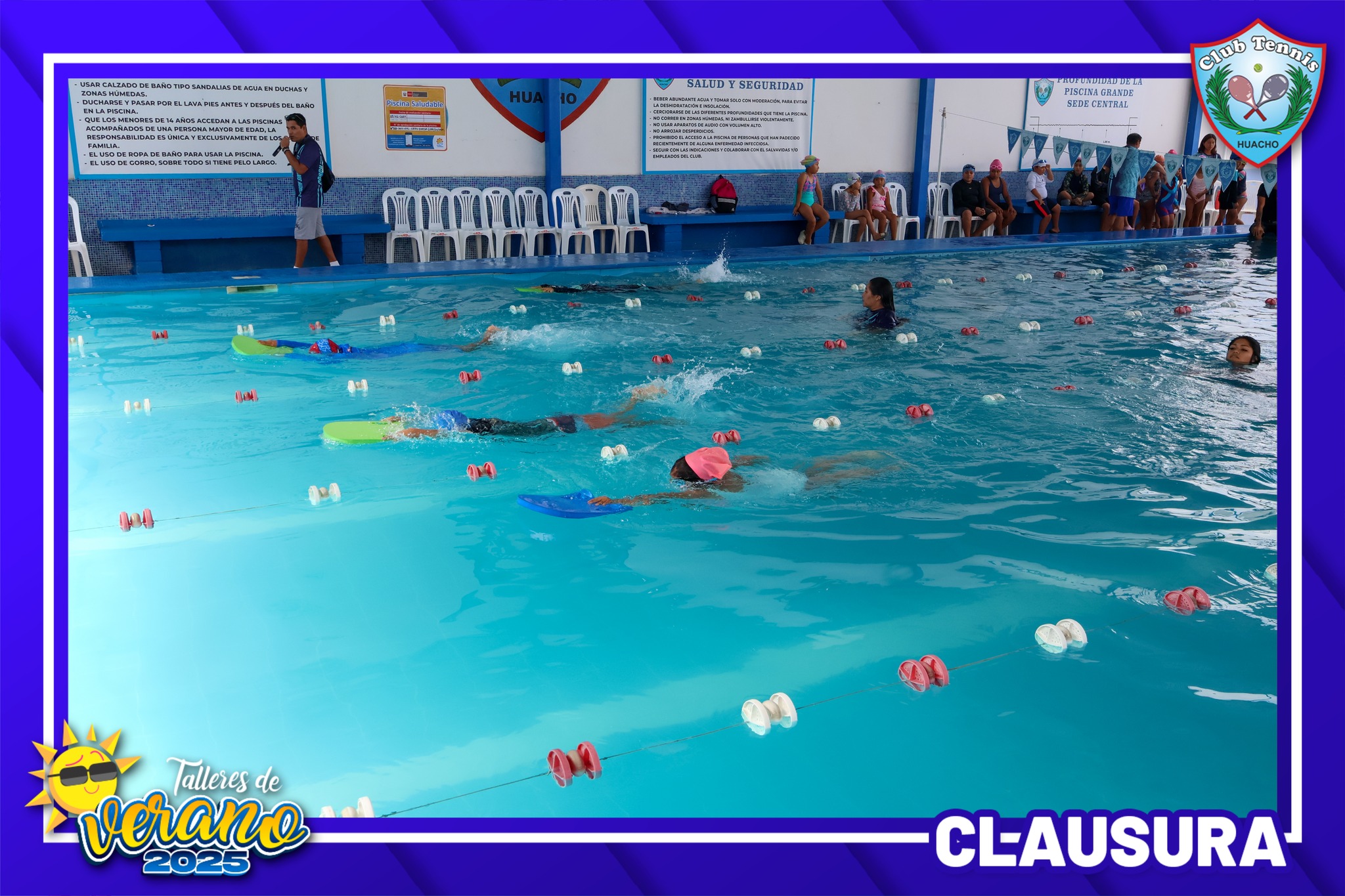 Clausura de la Academia de Verano de Natación