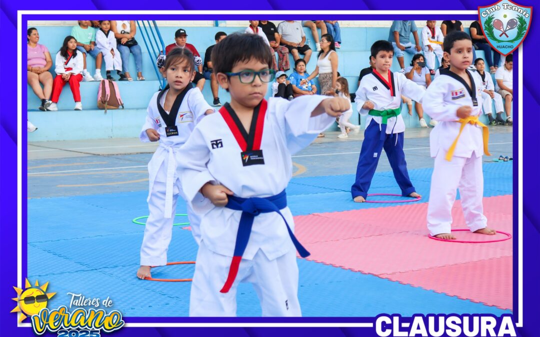 Clausura de la Academia de Verano de Taekwondo