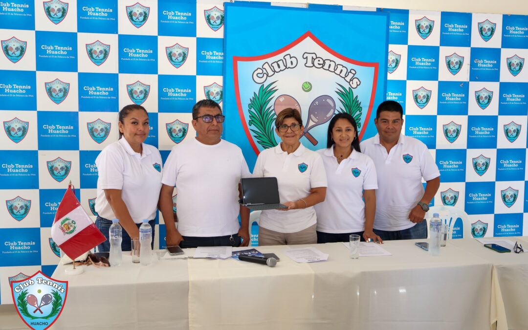 Conferencia de Prensa por el Concurso para la creación de la mascota del Club Tennis Huacho